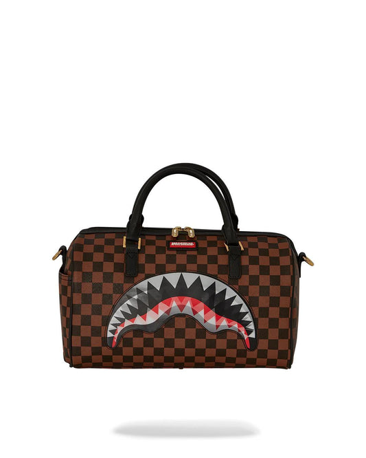 Borsa Sprayground marrone Lenticular effects mini duffle