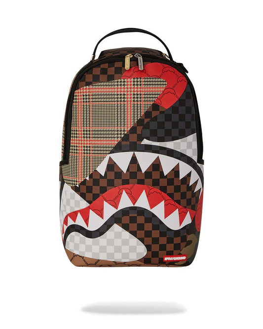 Zaino Sprayground marrone motif mayhem dlxsv backpack