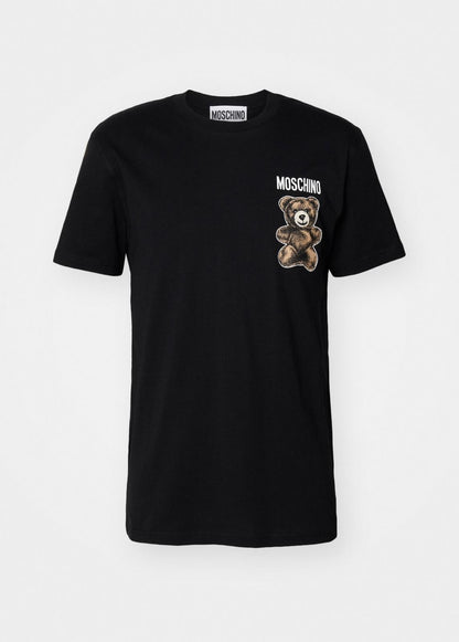 T-Shirt Moschino girocollo logata "Teddy Bear" uomo