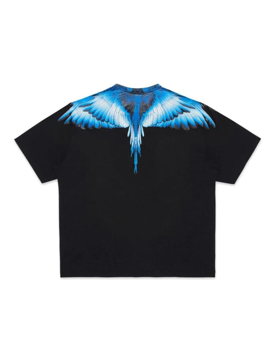 T-Shirt Marcelo Burlon "Icon wings light blue" uomo