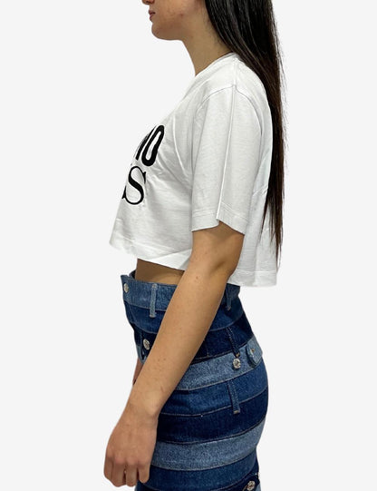 T-Shirt Moschino jeans modello crop donna