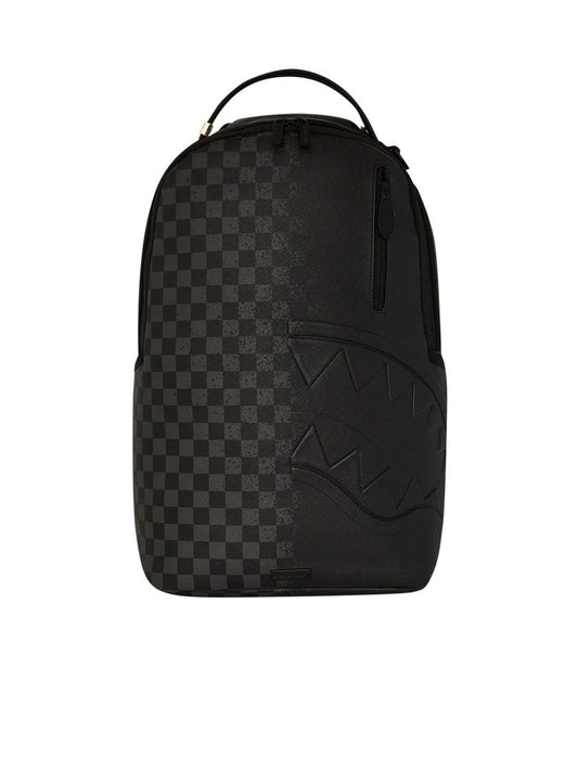 Zaino Sprayground nero half spritz black/grey check backpack