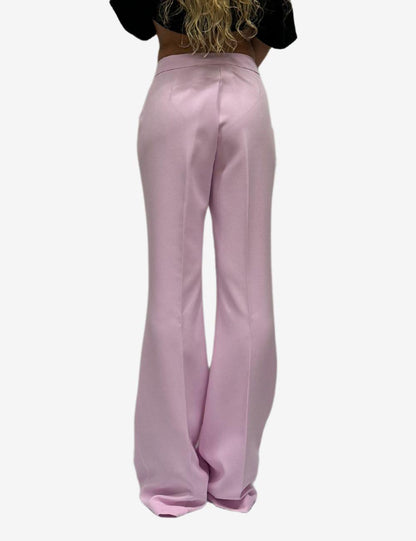 Pantalone Twinset Actitude chino con logo metallico donna