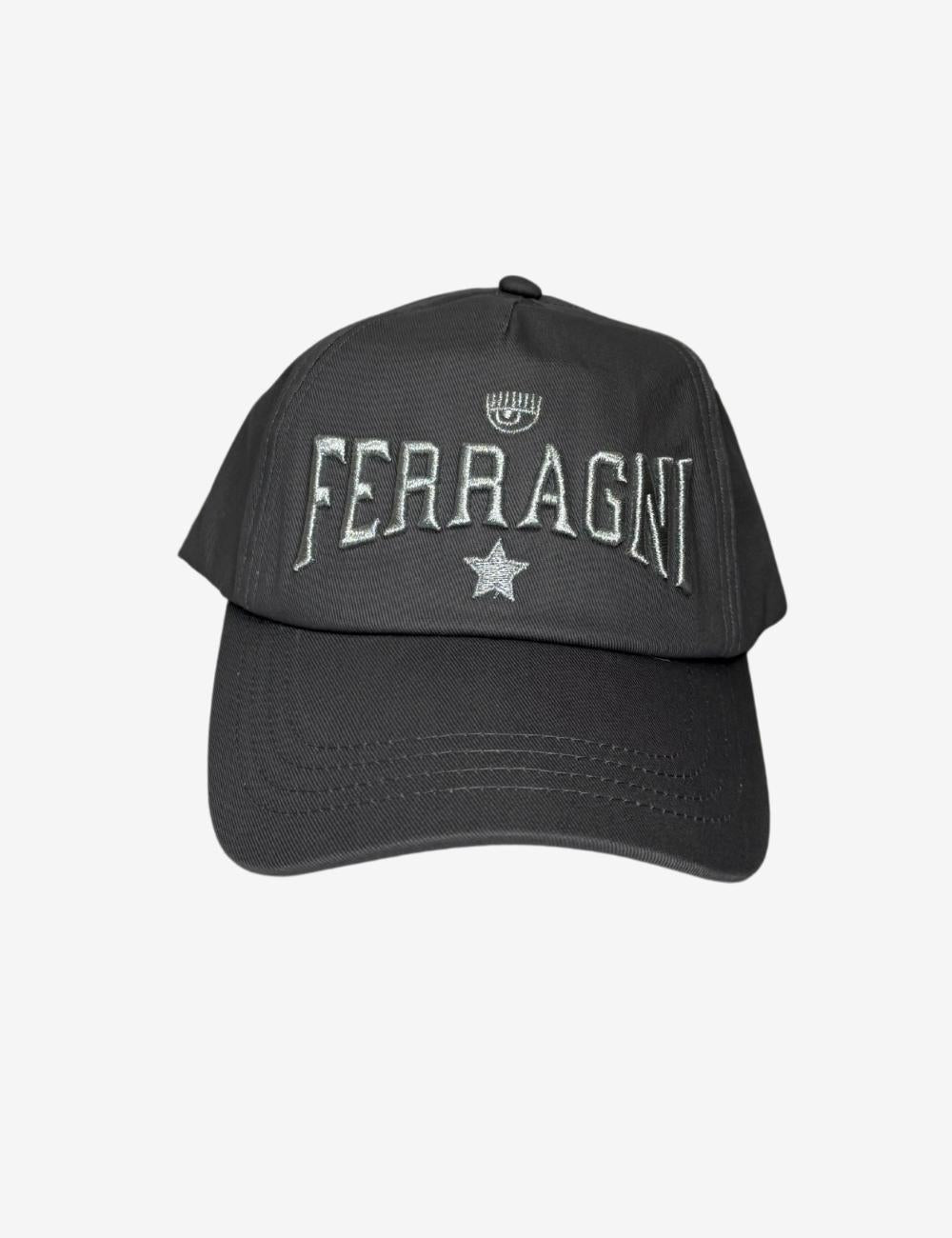 Cappello Chiara Ferragni con visiera e logo ricamato