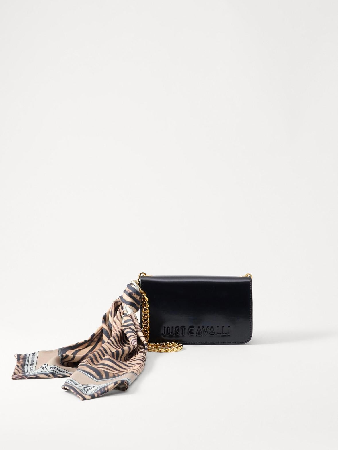 Borsa Just Cavalli con tracolla "Chain Foulard" donna