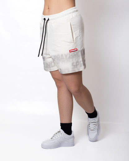 Shorts Sprayground "Logo Smoke" in felpa