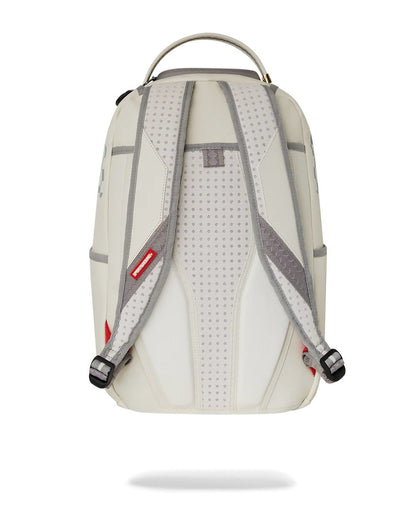 Zaino Sprayground bianco cream check shark central backpack