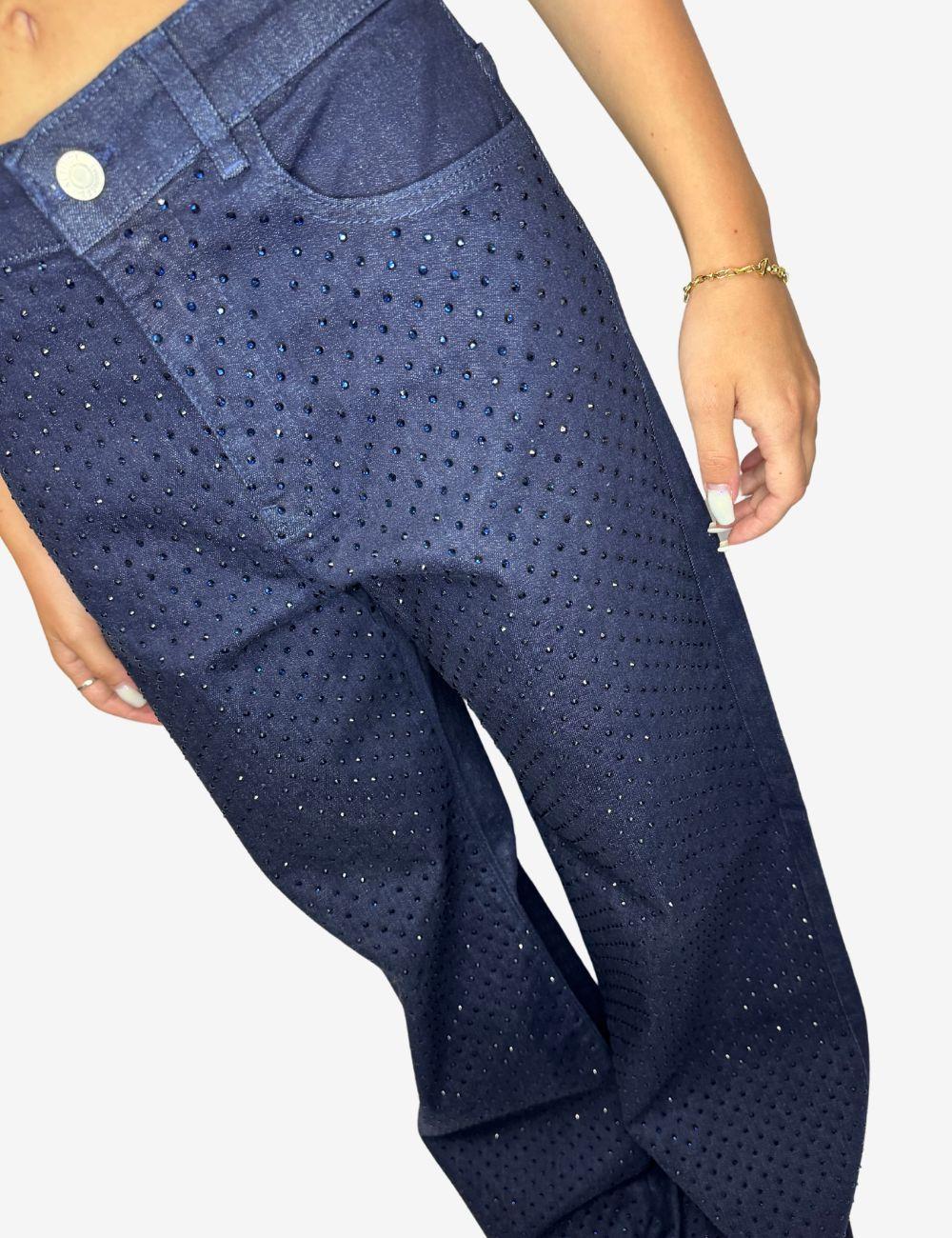 Jeans Twinset Actitude in full strass donna