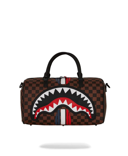 Borsa Sprayground marrone machine Francaise mini duffle