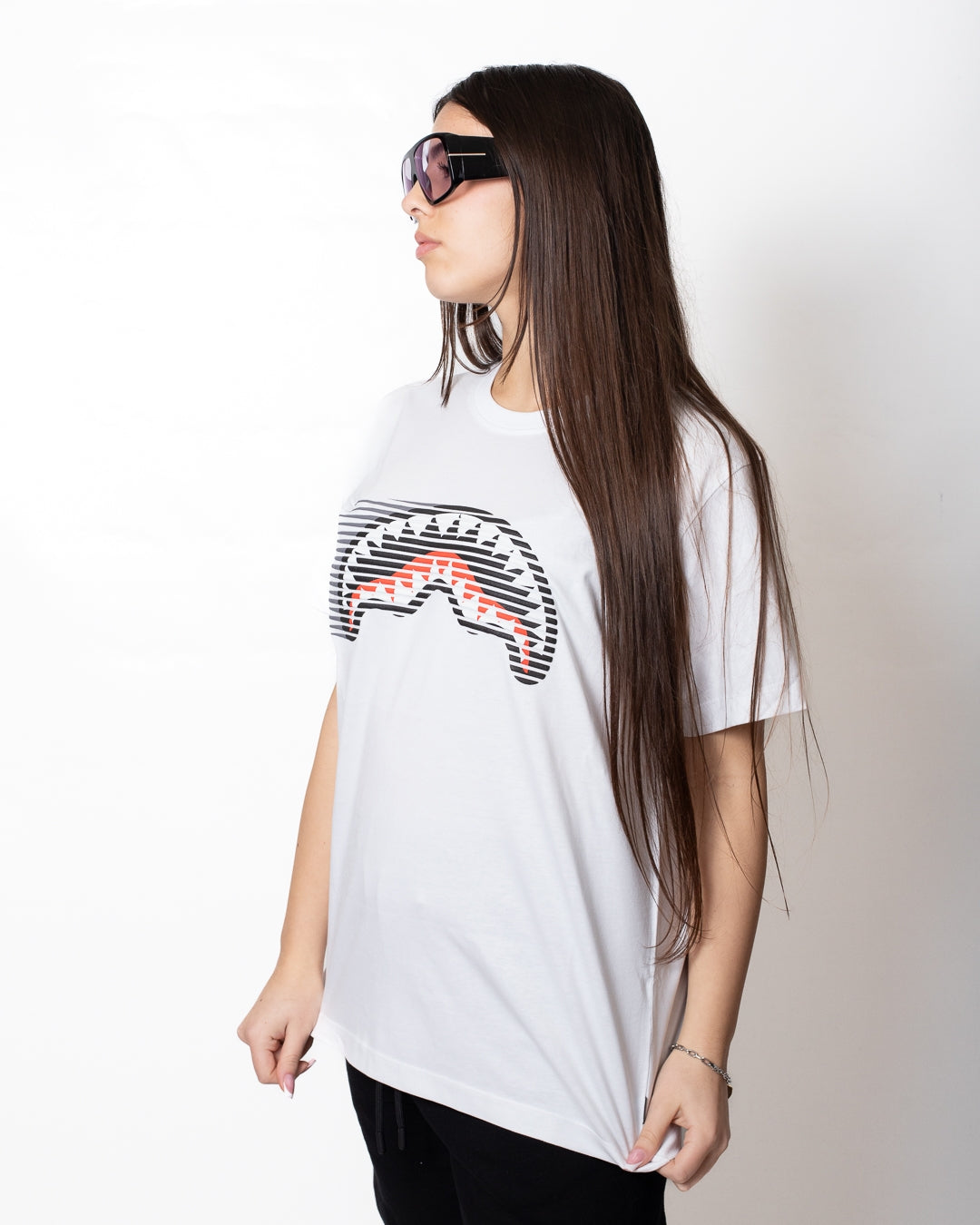 T-Shirt Sprayground "Fastest Shark" stampa