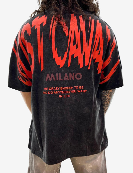 T-Shirt Just Cavalli con maxi logo uomo