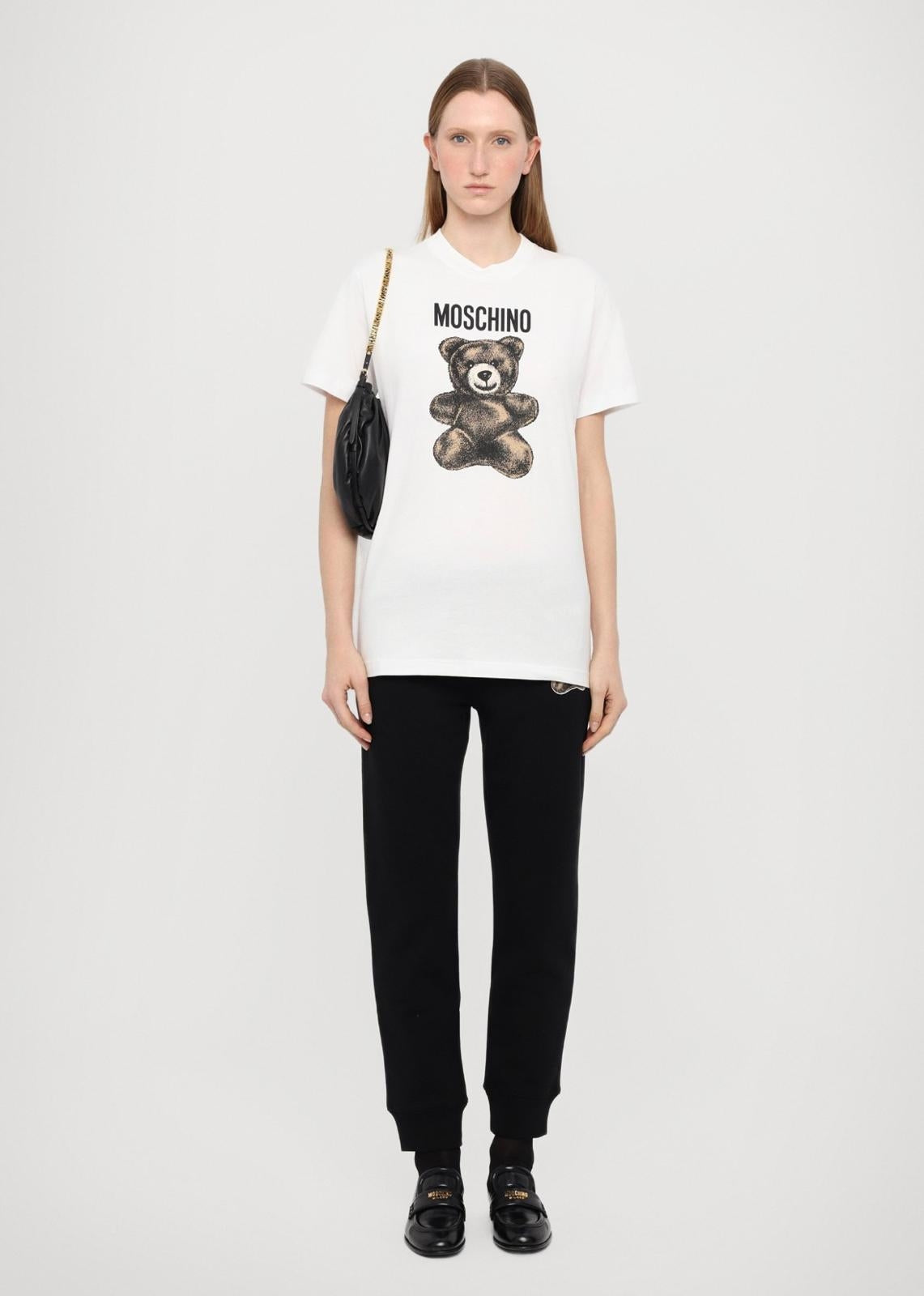 T-Shirt Moschino con maxi stampa "Teddy Bear"