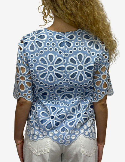 Blusa Silvian Heach traforata a fiori donna