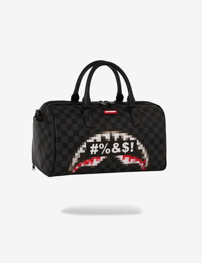 Borsa Sprayground nero censored mini duffle