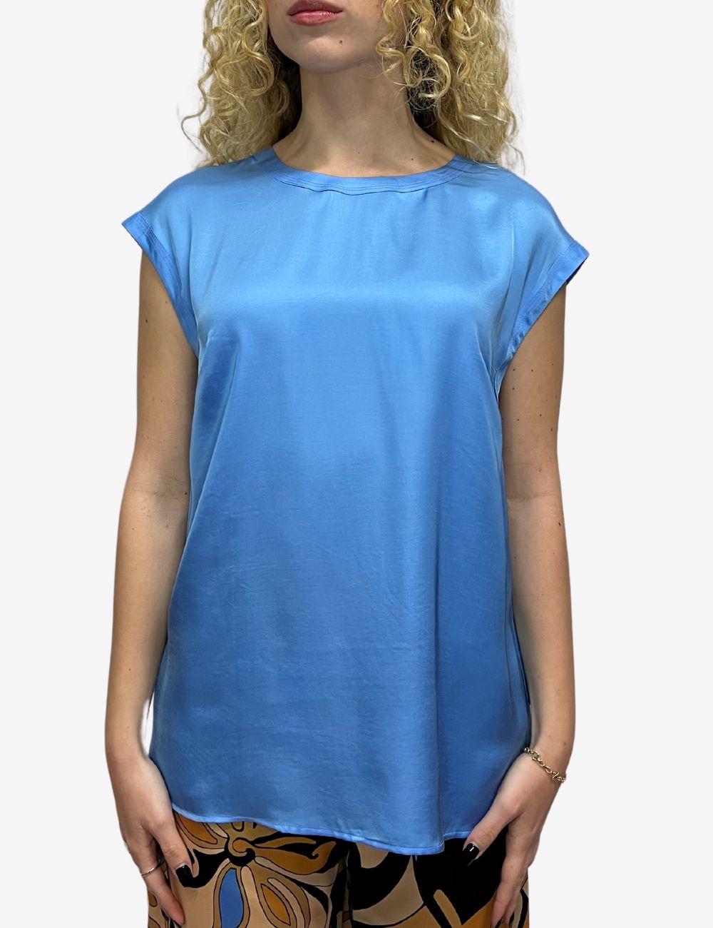 Blusa Nenette effetto raso donna