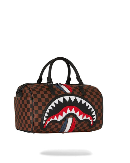 Borsa Sprayground marrone machine Francaise mini duffle