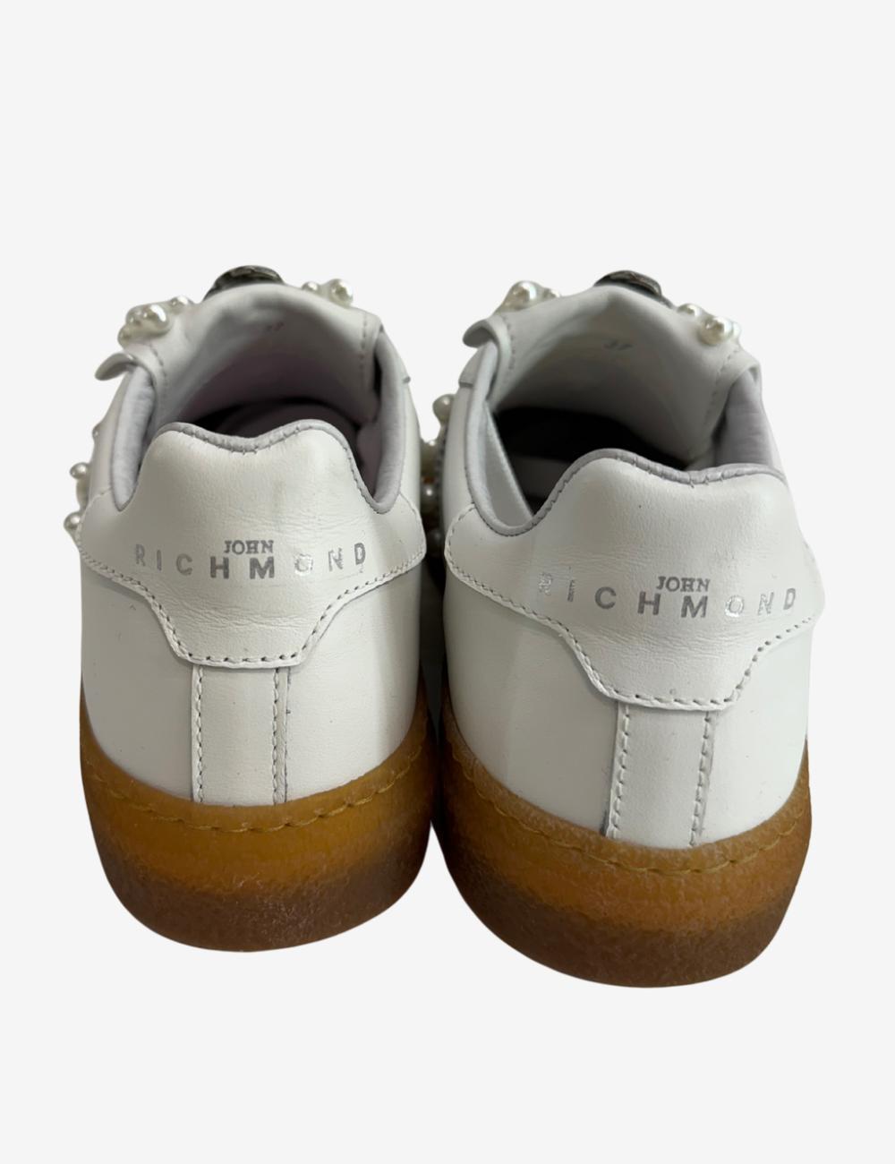 Sneakers John Richmond con perle donna