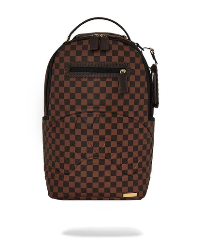 Zaino Sprayground marrone core emboss check backpack