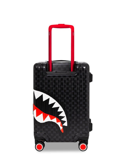 Valigia Sprayground nero atomic vapor shark in paris trolley