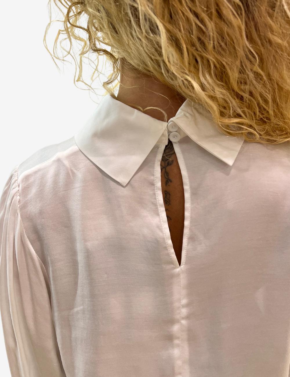 Blusa Nenette in viscosa con maniche ampie donna