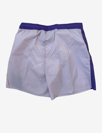 Costume boxer Richmond X bicolor con bande laterali uomo