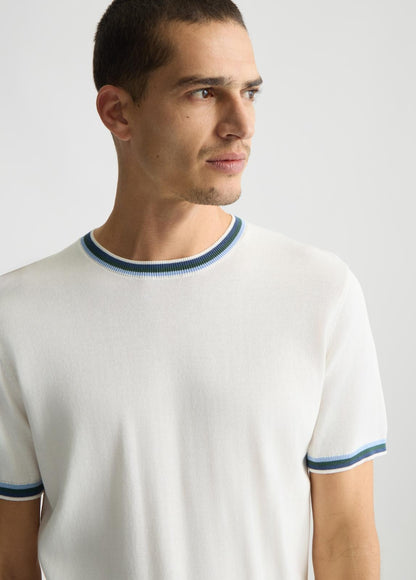 T-Shirt Liu Jo in maglia con bande a contrasto uomo