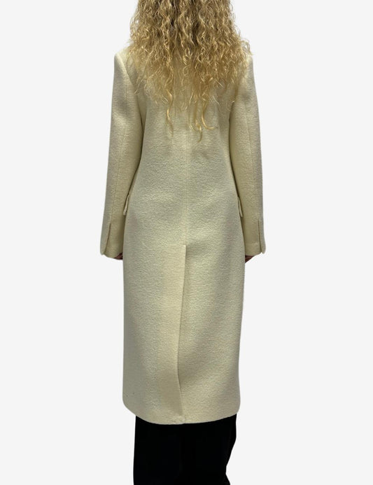 Cappotto Lacoste doppiopetto in lana donna