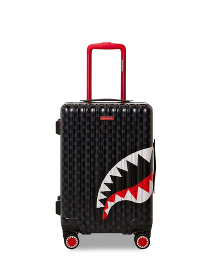 Valigia Sprayground nero atomic vapor shark in paris trolley