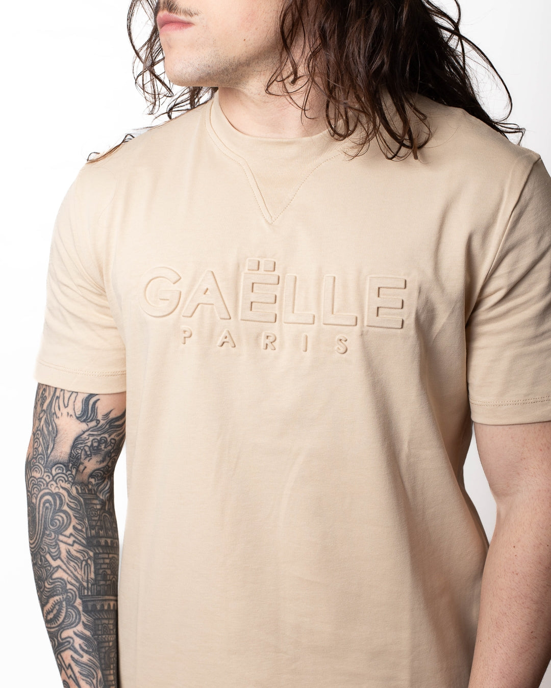 T-Shirt Gaelle con logo in rilievo uomo