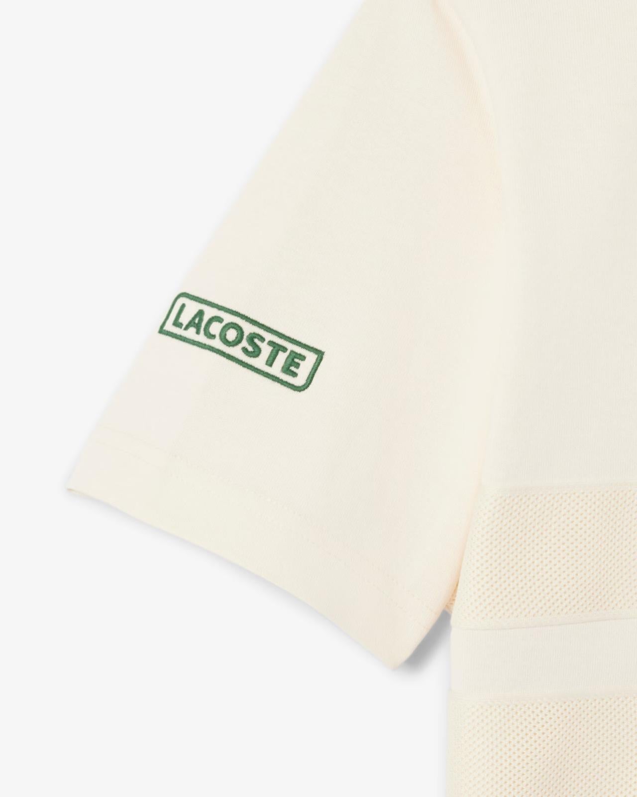 T-Shirt Lacoste con fasce in mesh uomo