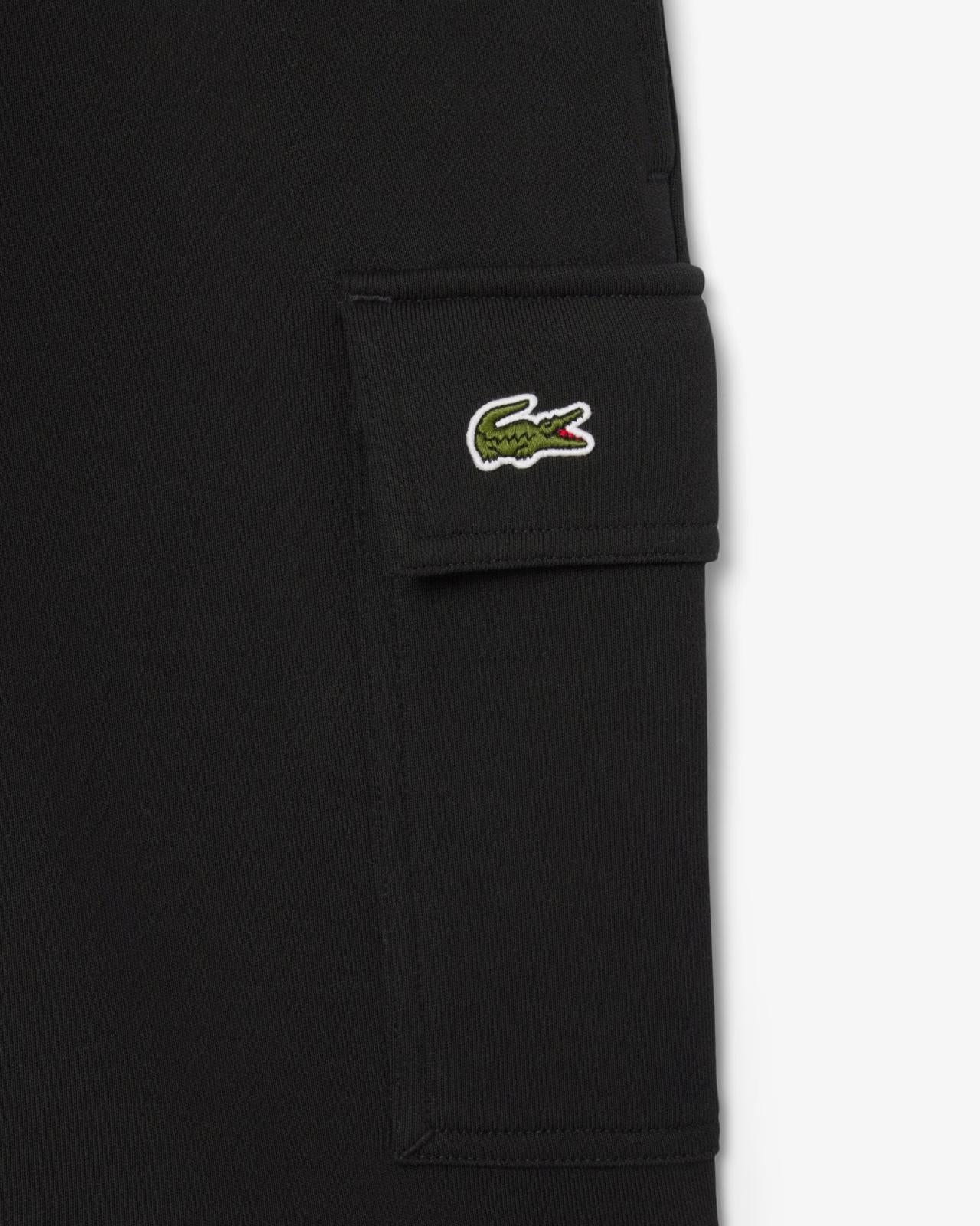 Bermuda Lacoste cargo in felpa uomo