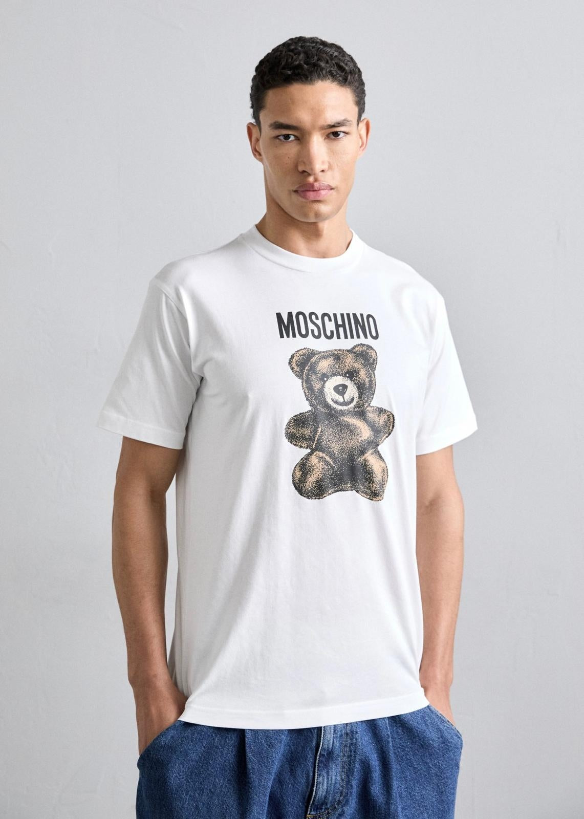 T-Shirt Moschino con maxi stampa "Teddy Bear"