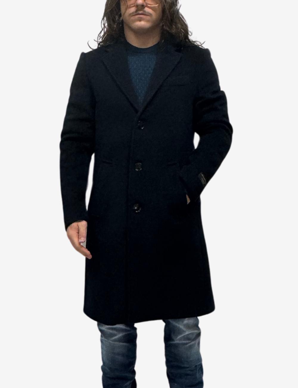 Cappotto Liu Jo monopetto in lana uomo