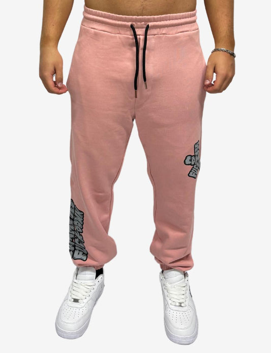 Pantalone Comme des Fuckdown in felpa con logo puffy uomo