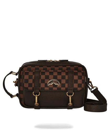 Pochette e beauty Sprayground marrone spec ops pixel emboss toiletry