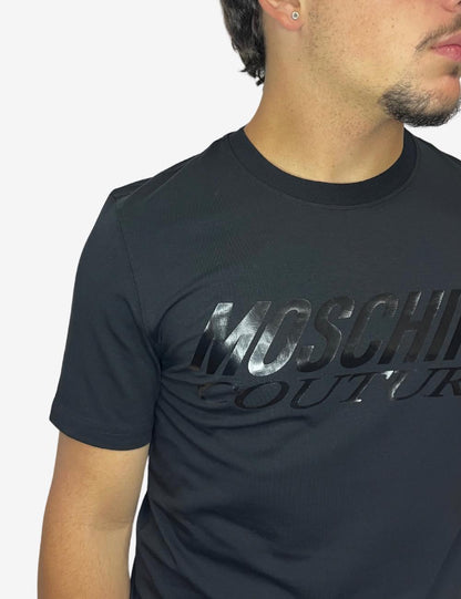 T-Shirt Moschino logata uomo