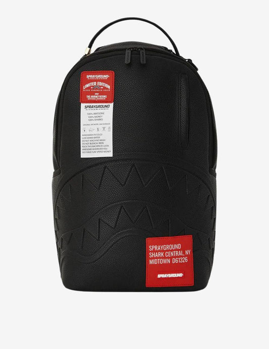 Zaino Sprayground nero shark central care label dlxsv backpack