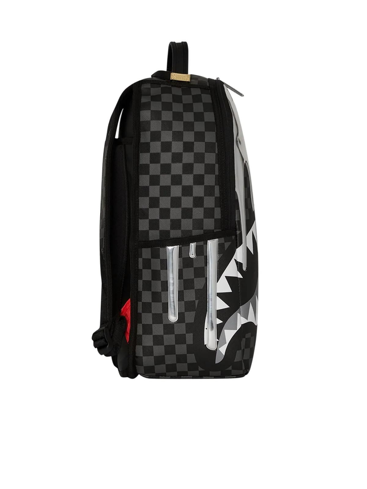 Zaino Sprayground nero metallic drips backpack