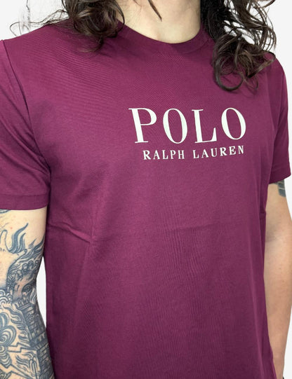 T-Shirt Polo Ralph Lauren con logo e ricamo uomo