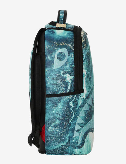 Zaino Sprayground blu blue liquid shark dlxsv backpack