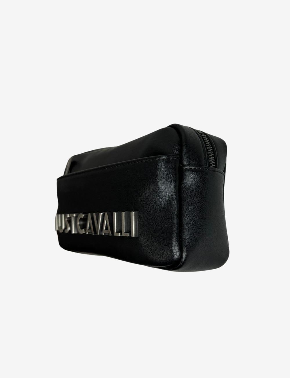 Pochette Just Cavalli con logo in metallo uomo