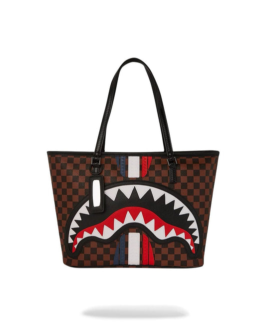 Borsa Sprayground marrone machine Francaise tote