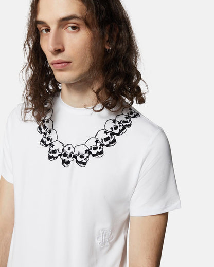 T-Shirt John Richmond "Skull Chain" uomo