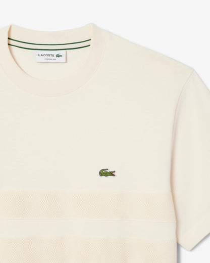 T-Shirt Lacoste con fasce in mesh uomo