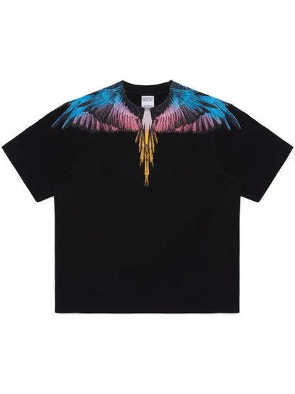 T-Shirt Marcelo Burlon "Icon Wings Basic black/pink" uomo