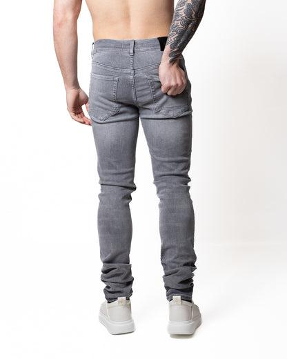 Jeans Liu Jo skinny in denim grigio uomo