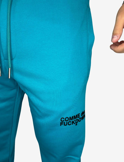 Pantalone Comme des Fuckdown in felpa con logo in rilievo uomo