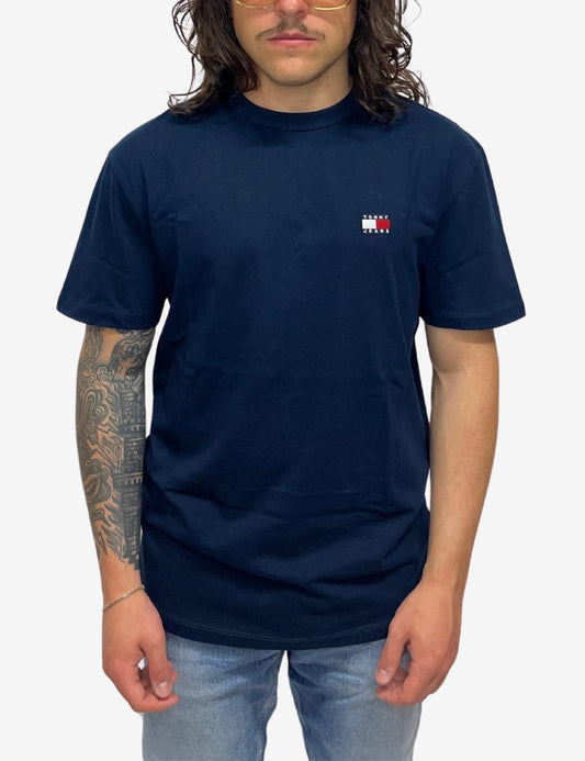 T-Shirt Tommy Jeans con logo ricamato uomo