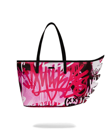 Borsa Sprayground fuxia afterglow skyglow wing tote