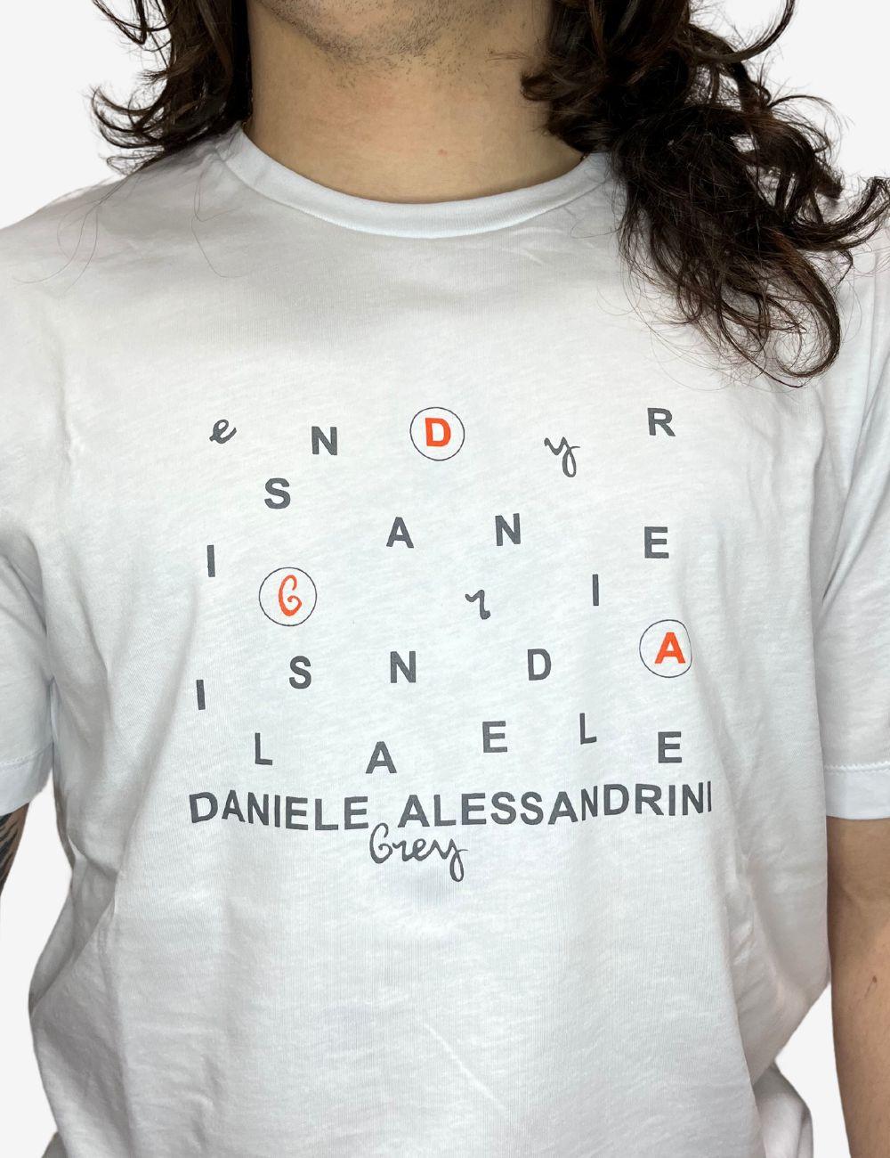 T-Shirt Daniele Alessandrini lettering uomo